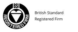 British Standard BSI Registered Firm Logo