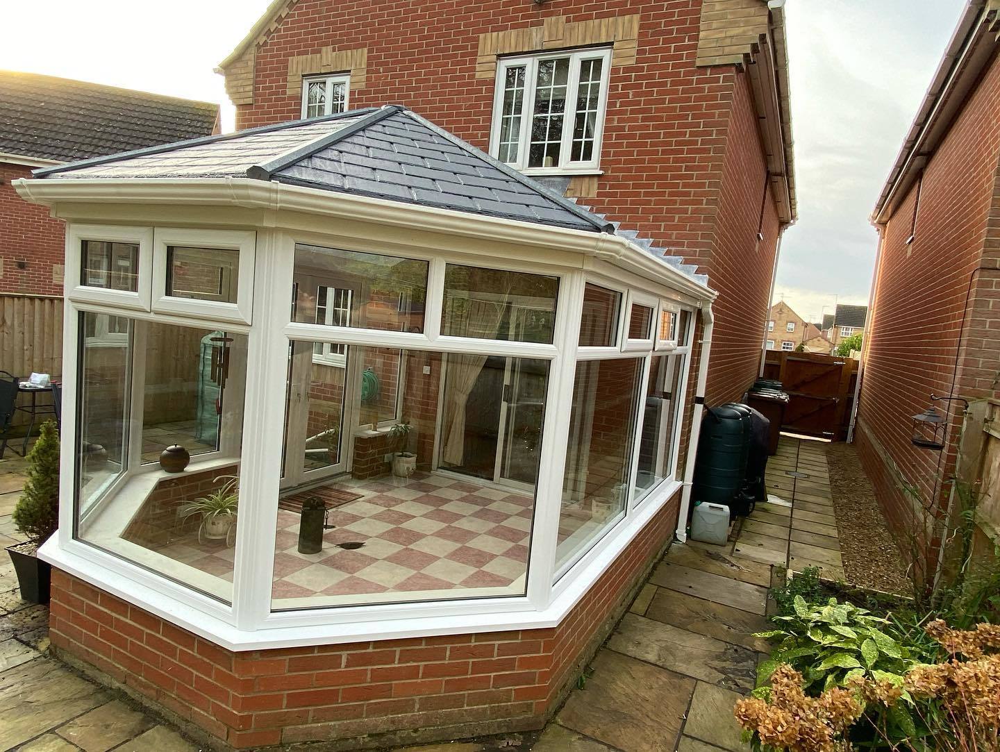 Custom Choice Windows Ultra380 Roof Conservatory Right Side View