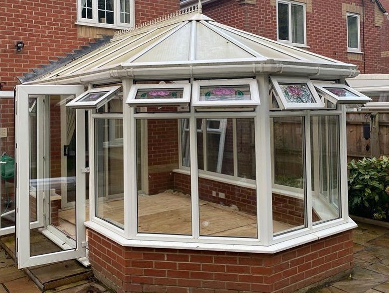 Old Conservatory BEFORE Refurbishment