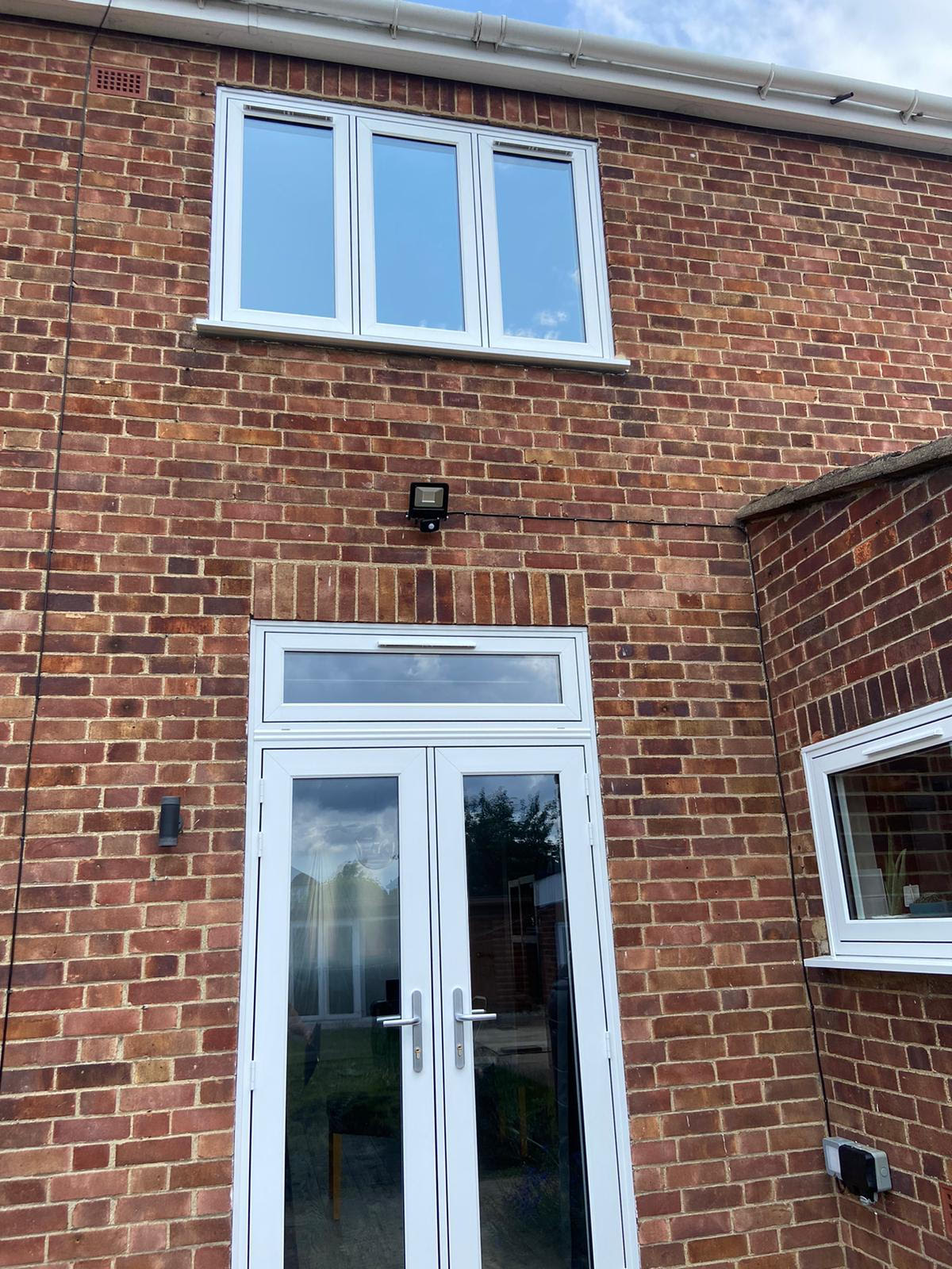 rear of house
